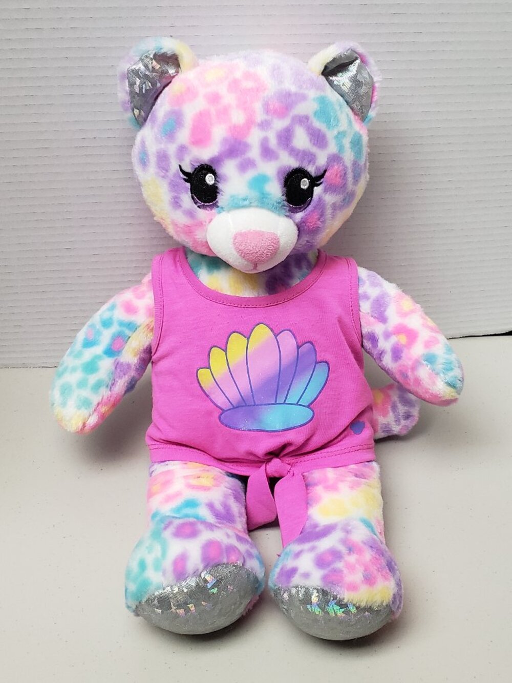 Build A Bear Rainbow Friends Leopard Plush